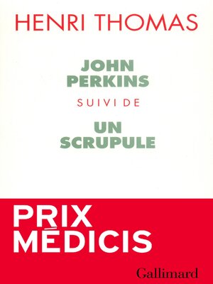 cover image of John Perkins / Un Scrupule